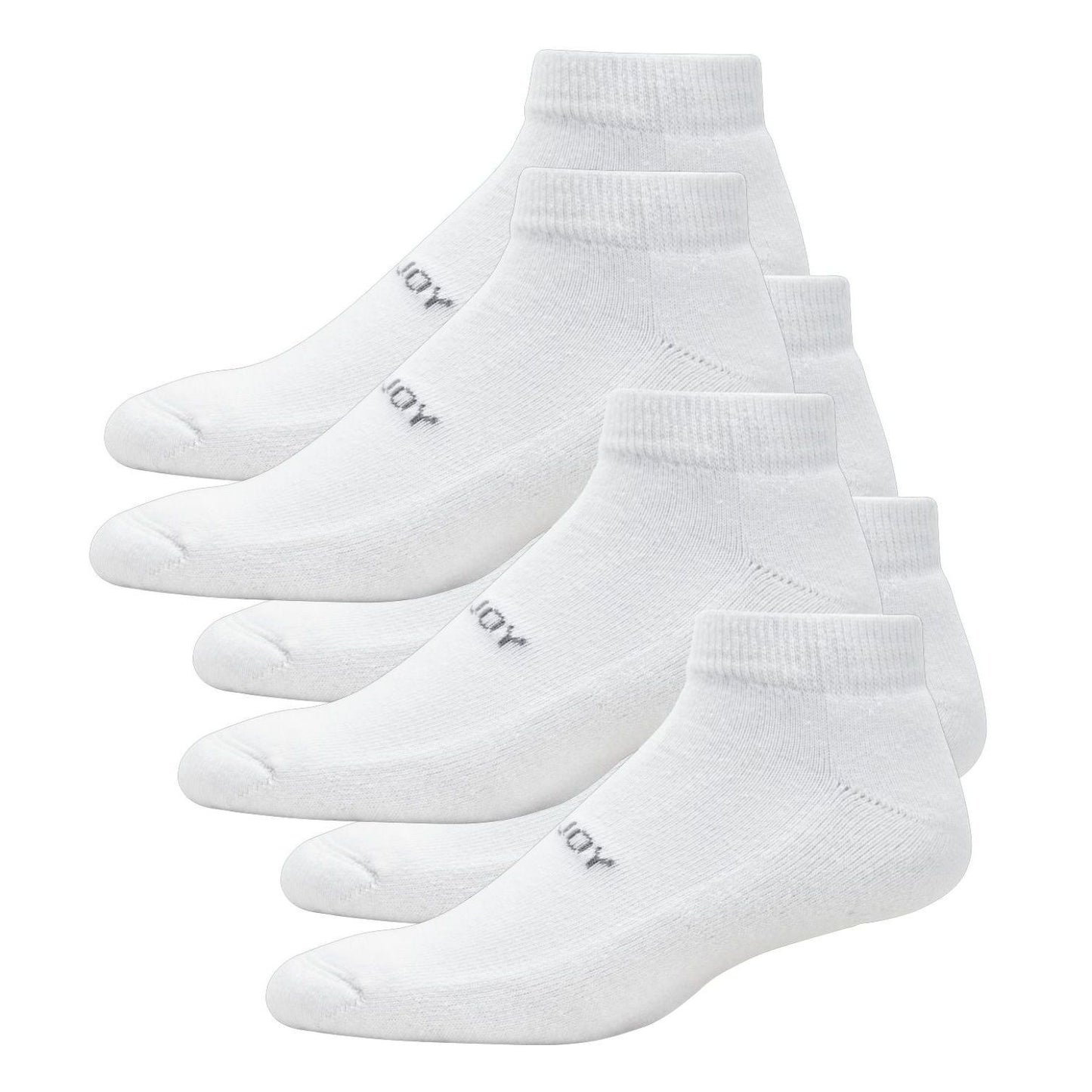 FootJoy ComfortSof Sportlet, 3 pairs, white women's golf socks