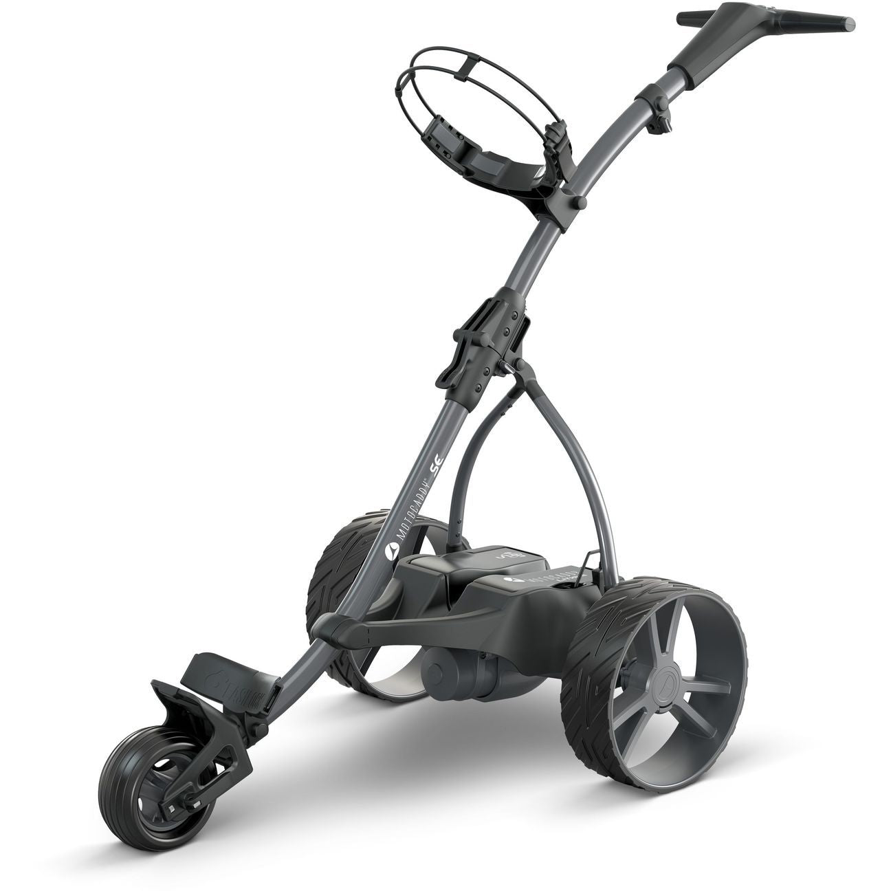 Motocaddy SE, electric trolley with battery for 36 holes