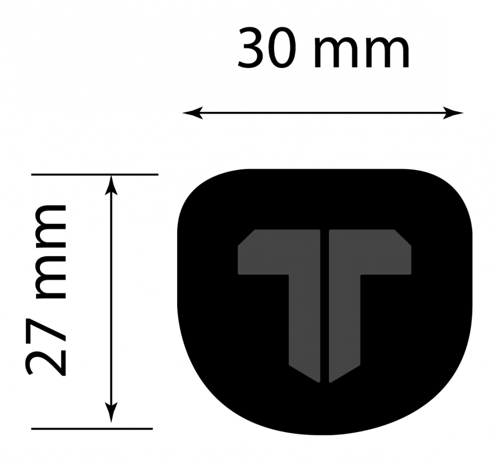 2Thumb SNUG Tour 30, černý grip na patr