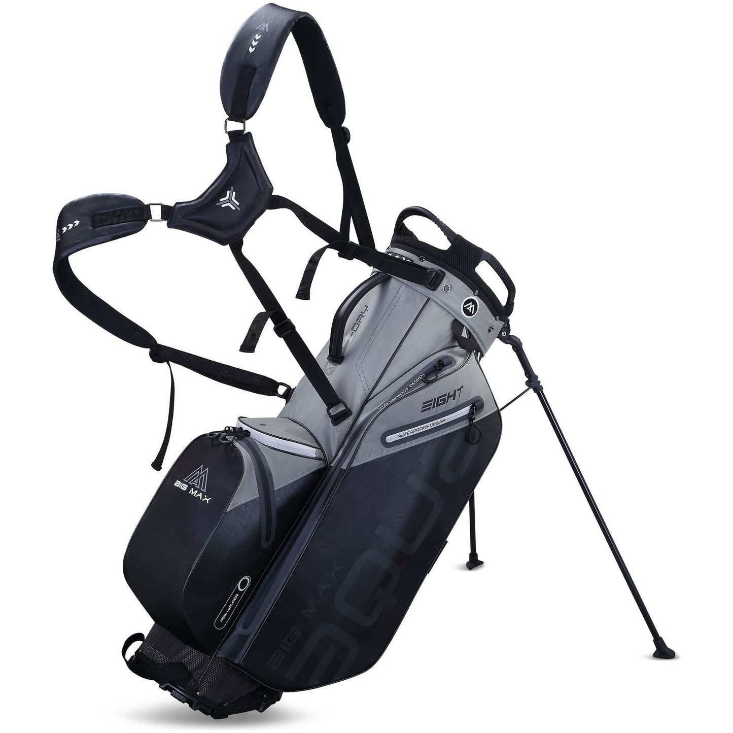 BigMax Aqua Eight G, Grey, Black, golfový bag na nošení