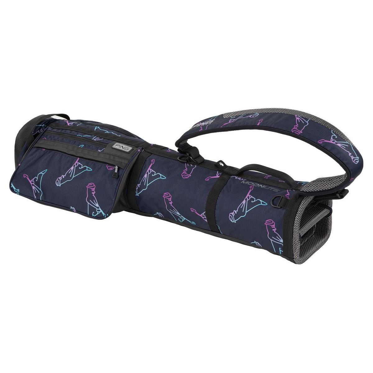 Ping Hoofer Moonlite, Navy, Mr. Ping, lehký golfový bag na nošení