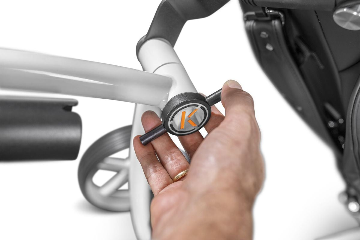 Kiffe K5, Metalická stříbrná, elektrický golfový vozík