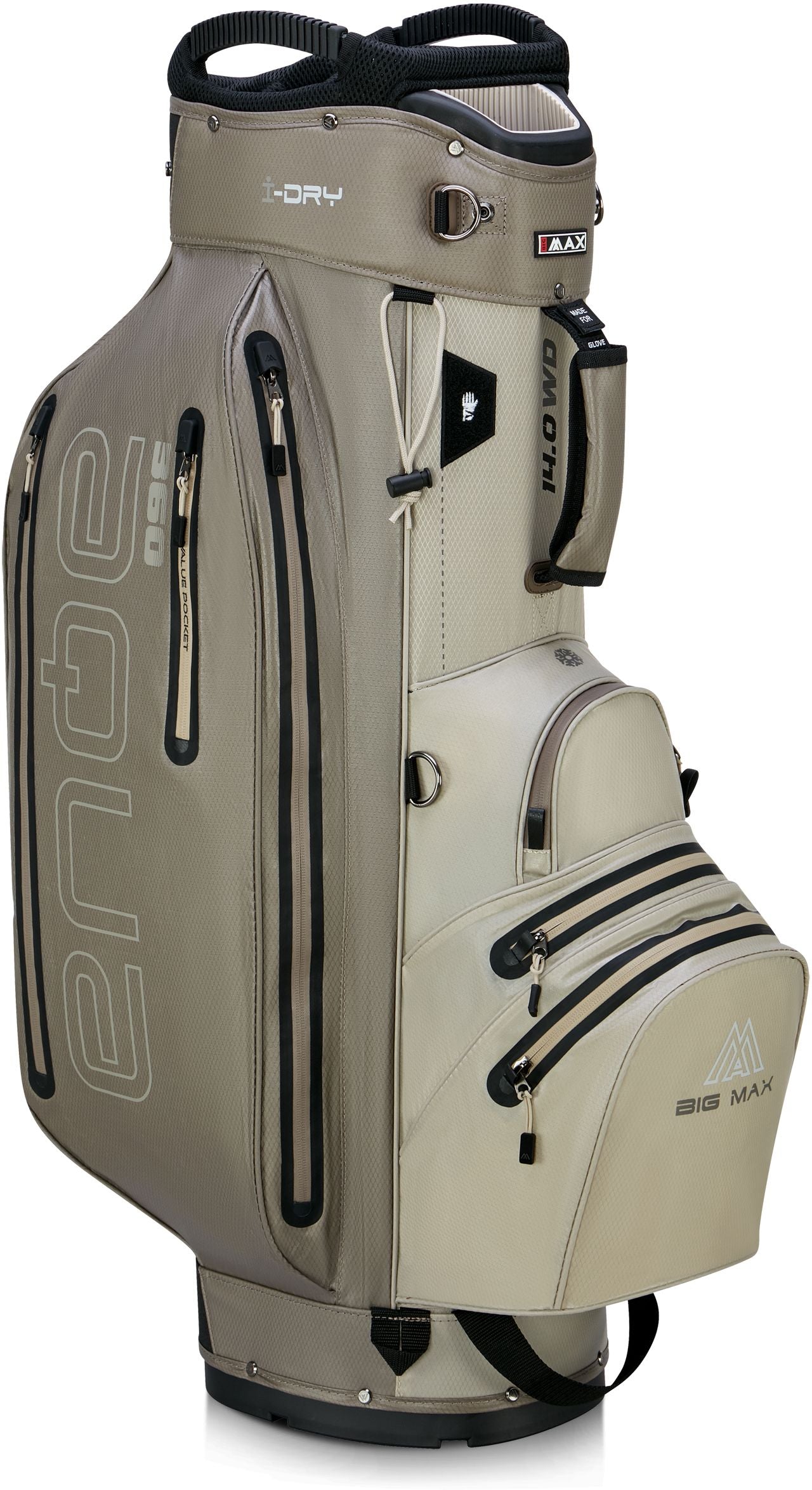 BigMax Aqua Sport 360, Sand, Chocolate, golfový bag na vozík