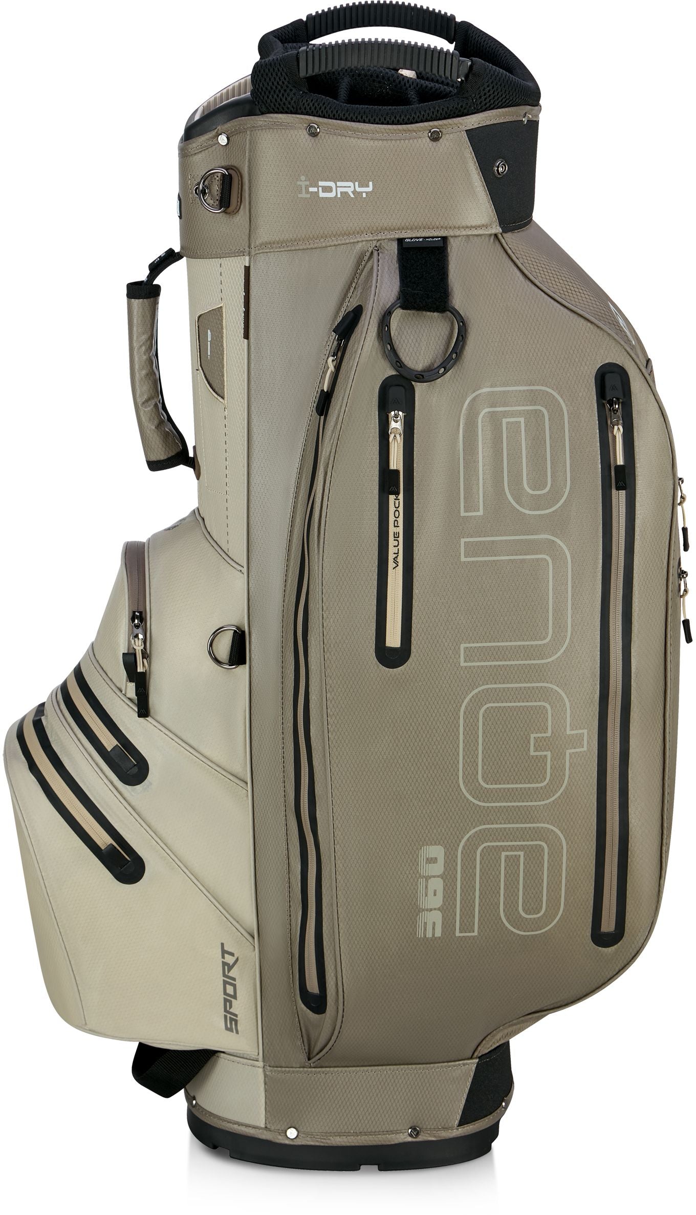 BigMax Aqua Sport 360, Sand, Chocolate, golfový bag na vozík