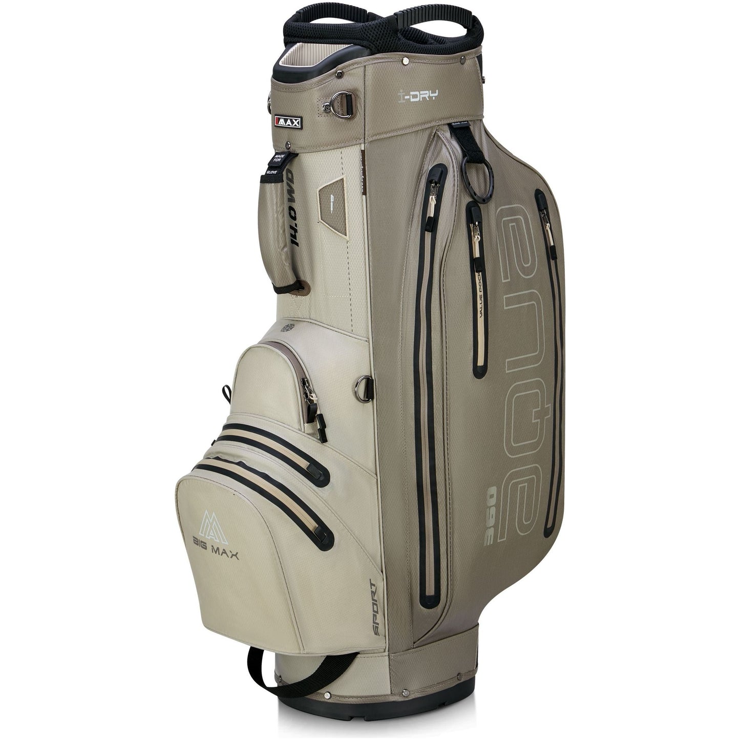 BigMax Aqua Sport 360, Sand, Chocolate, golfový bag na vozík