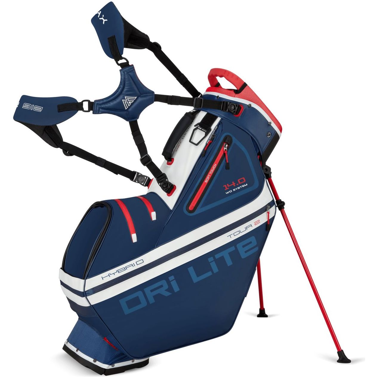 BigMax Dri Lite Hybrid Tour 2, Navy, Red, White