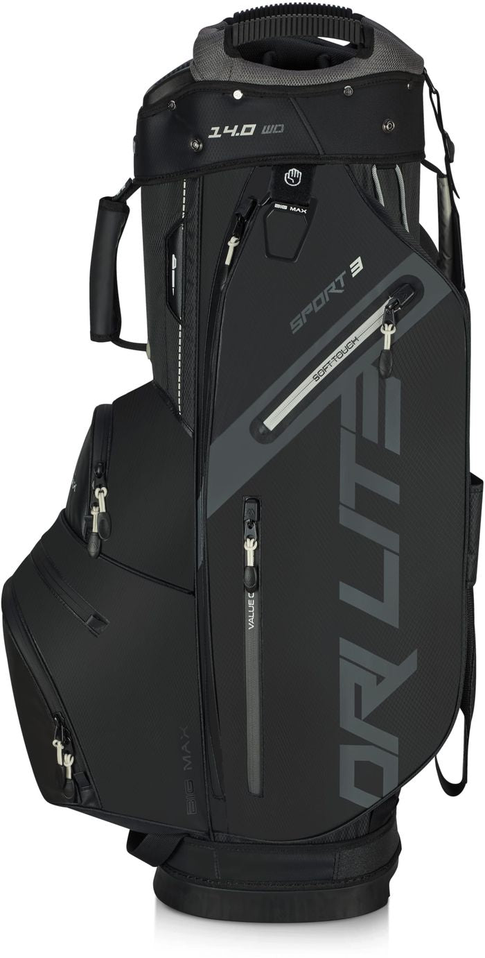 BigMax Dri Lite Sport 3, Black, golfový bag na vozík