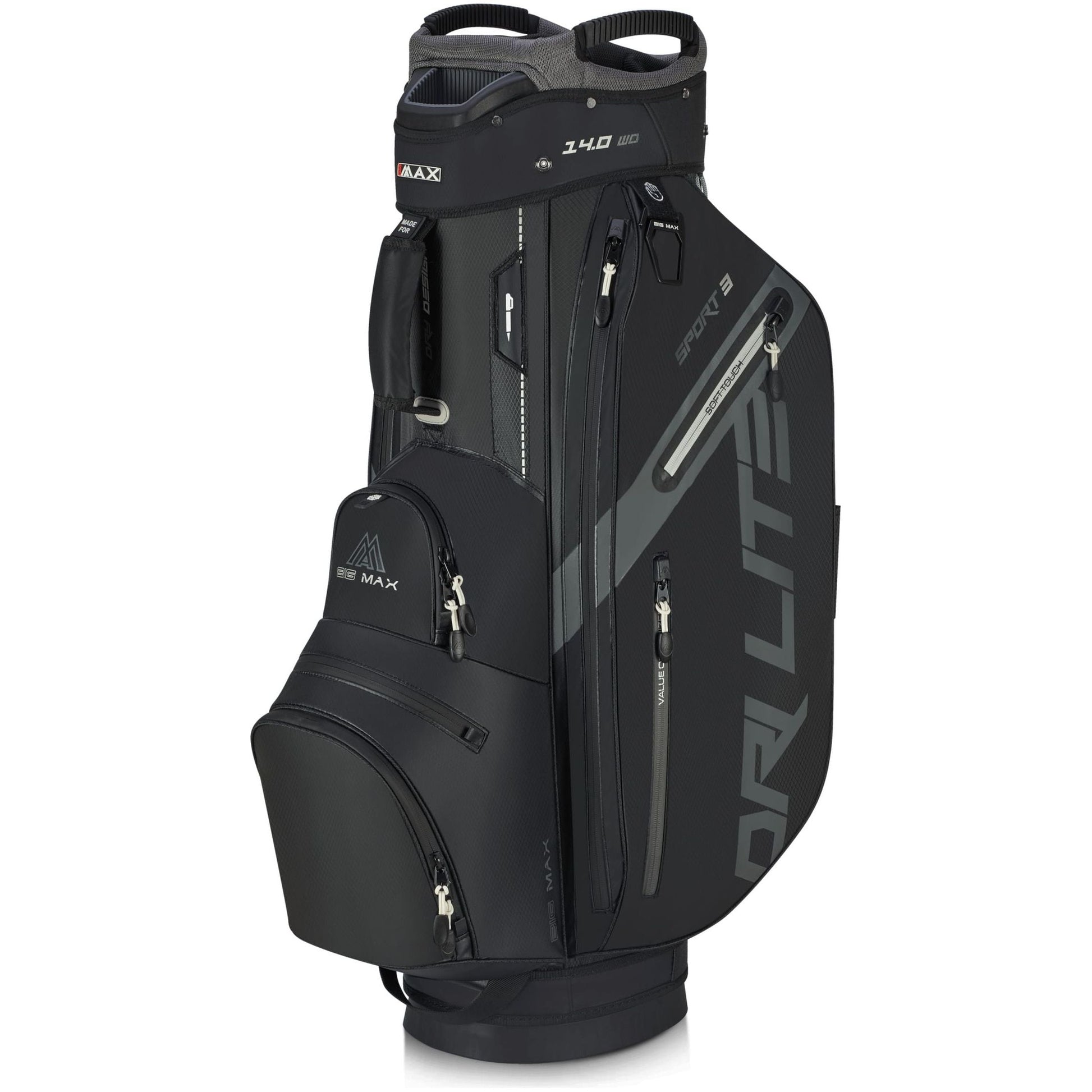 BigMax Dri Lite Sport 3, Black, golfový bag na vozík