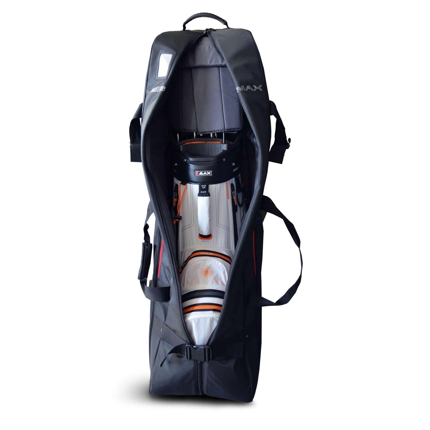 BigMax Traveler, černý cestovní obal na golfové hole