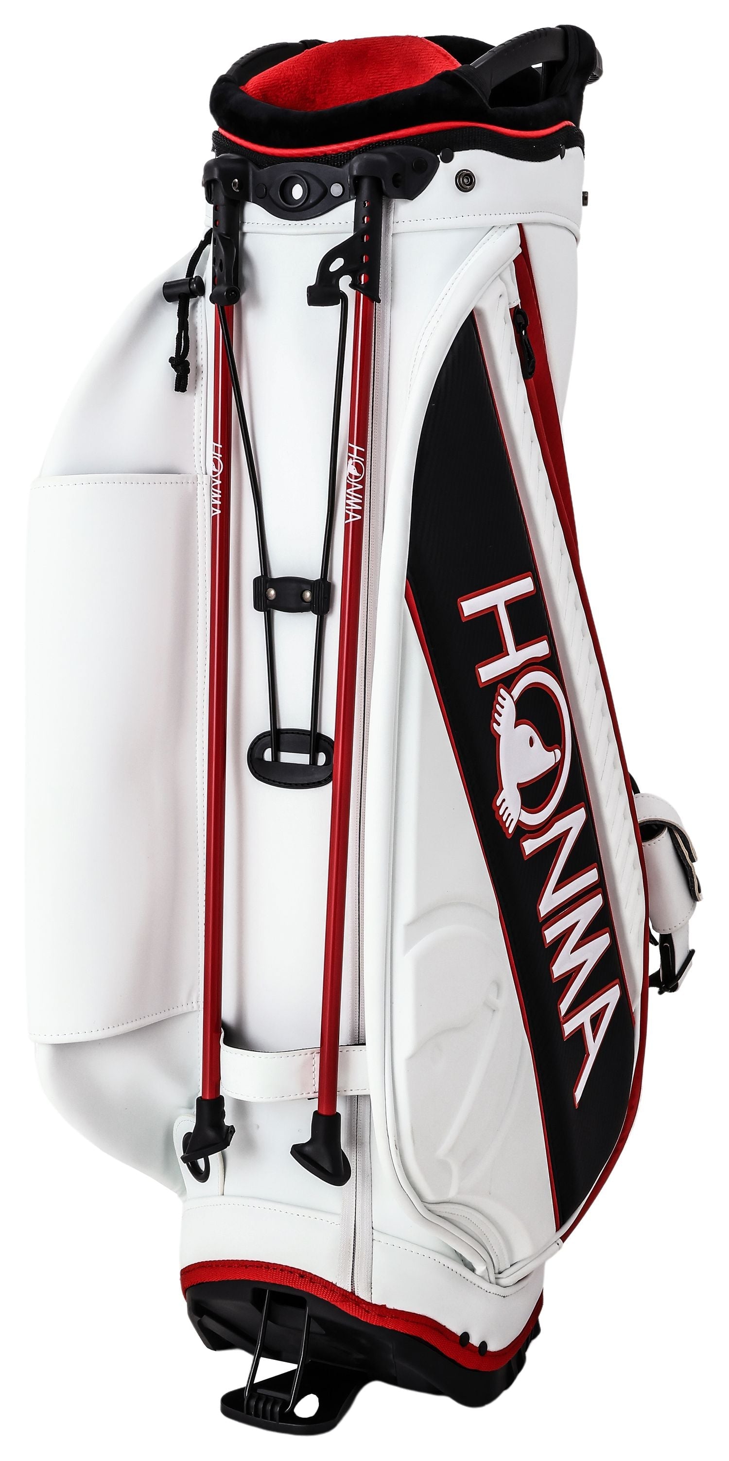 Honma Pro Stand bag, White, Black, CB12402
