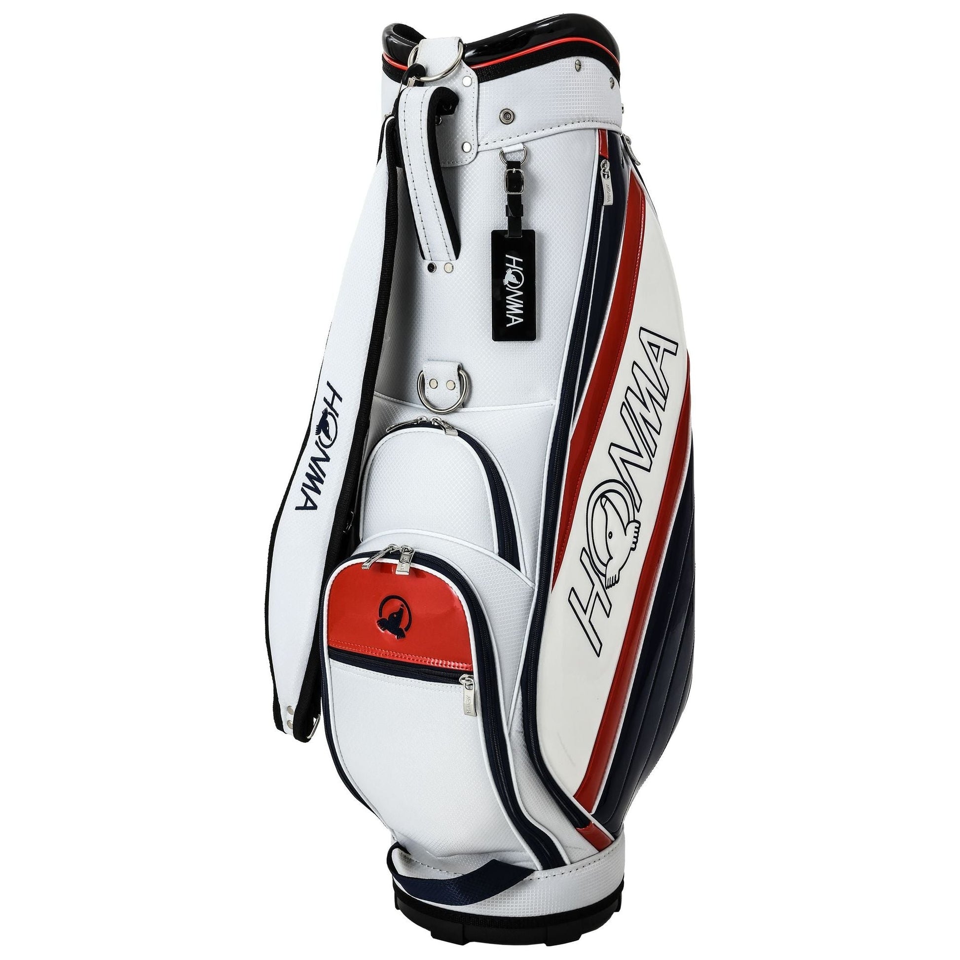 Honma Entry Caddie bag, White, Red, CB12412