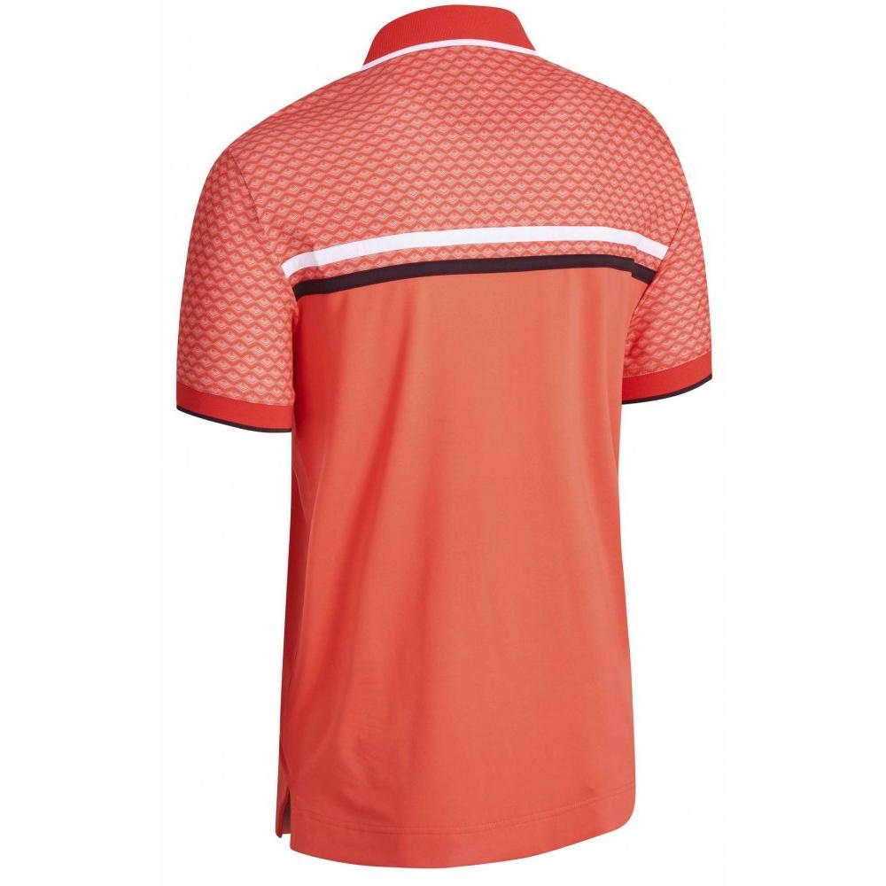 Callaway Blocked Print Polo, Firelight