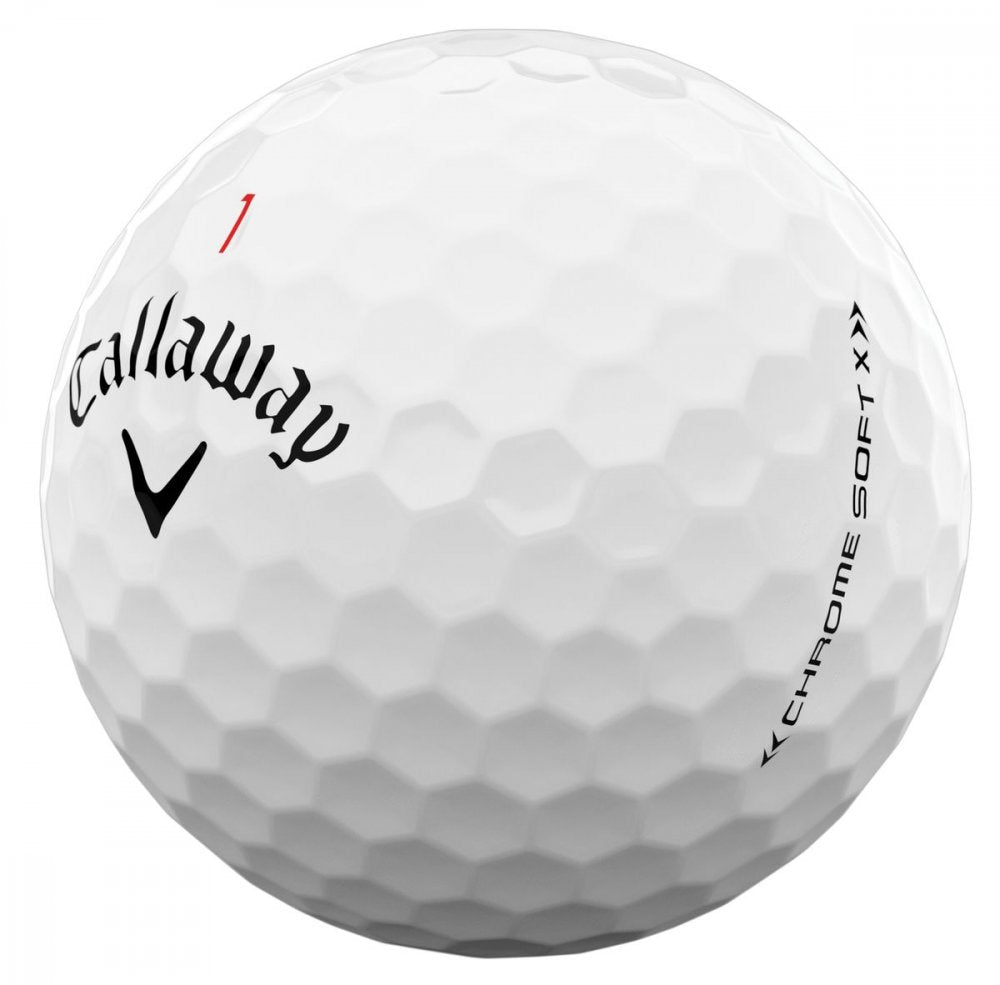 Callaway Chrome Soft X 22, bílé golfové míčky