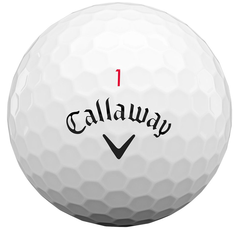 Callaway Chrome Soft X, bílé golfové míčky