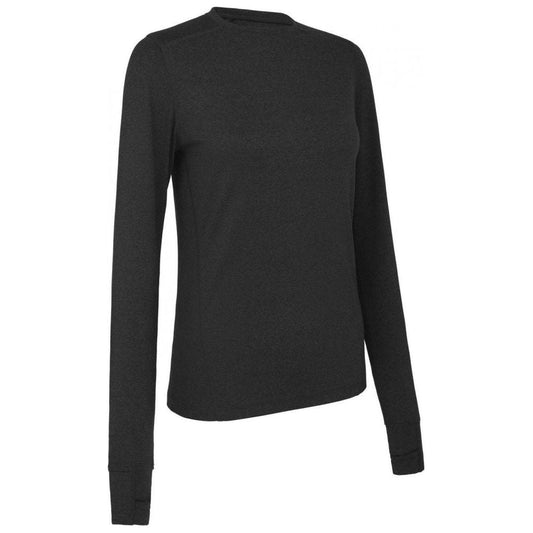 Callaway Crew Neck Base Layer, Ebony Heather, dámské golfové termo triko