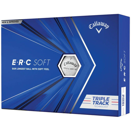 Callaway ERC Soft Triple Track 21, bílé golfové míčky