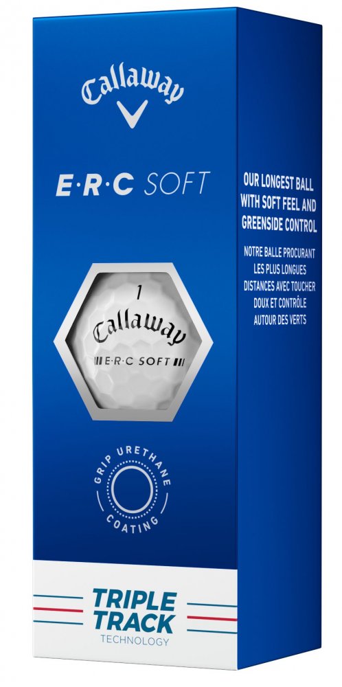 Golfové míčky Callaway ERC Soft, Triple Track, 3 míčky Callaway