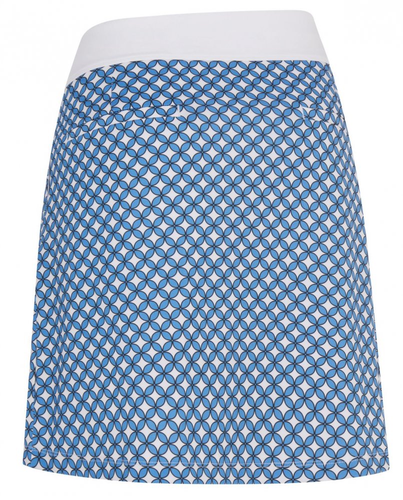 Callaway Floral Geo Wrap Skort, Brilliant White