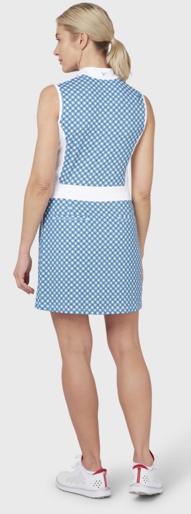 Callaway Floral Geo Wrap Skort, Brilliant White