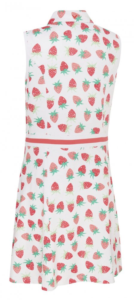 Callaway Printed Strawberry Dress, Brilliant White Callaway