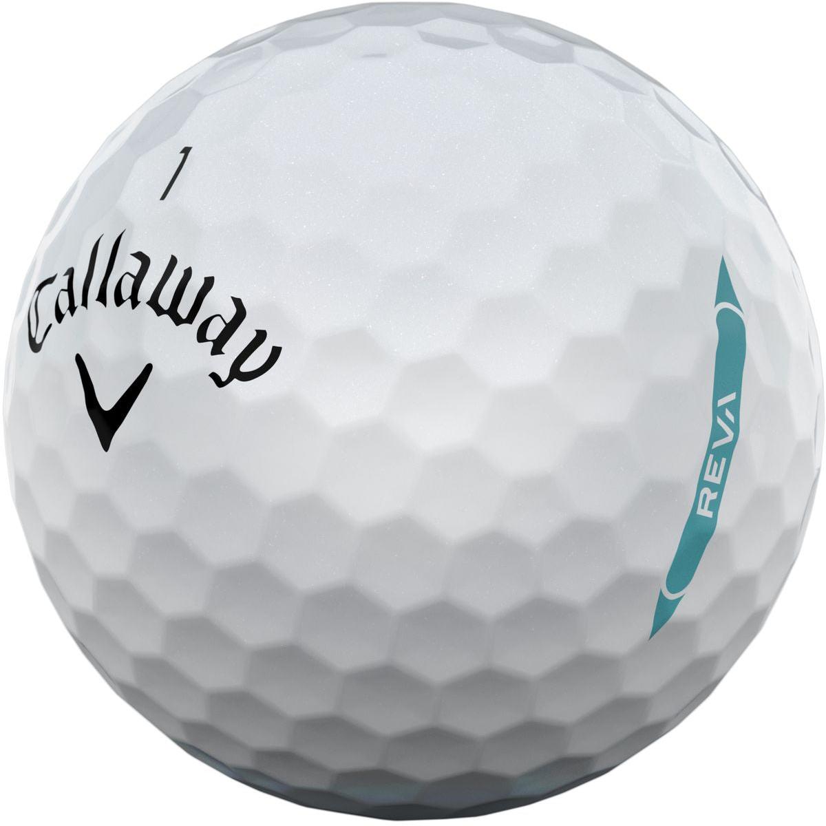 Callaway Reva 2025, dámské bílé golfové míčky