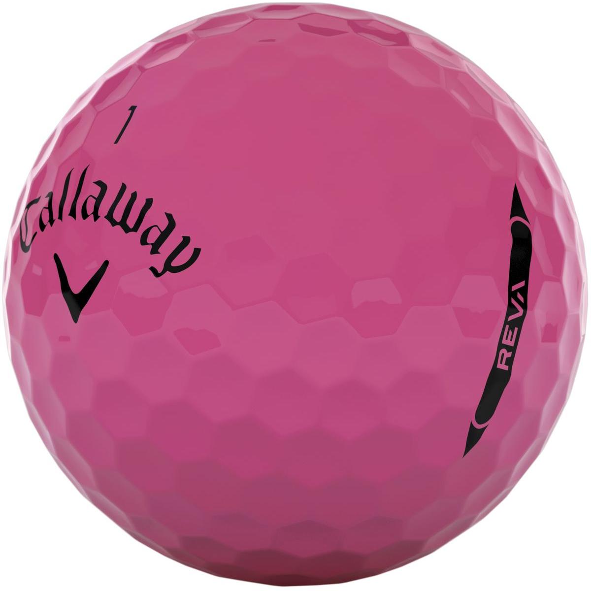 Callaway Reva 2025, dámské růžové golfové míčky