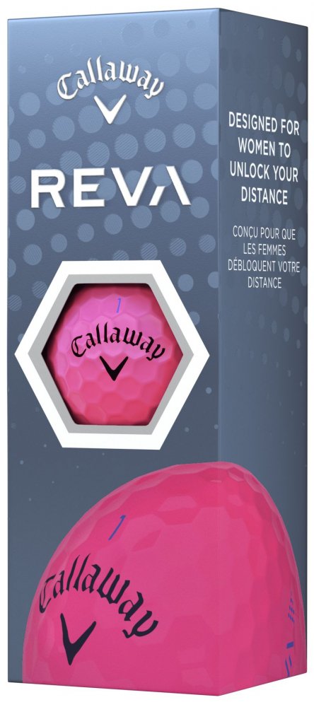 Callaway Reva, růžové dámské golfové míčky