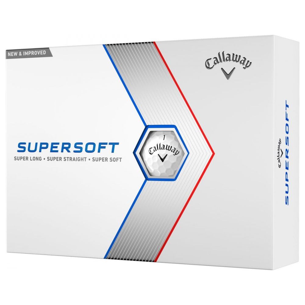 Callaway SuperSoft, bílé golfové míčky