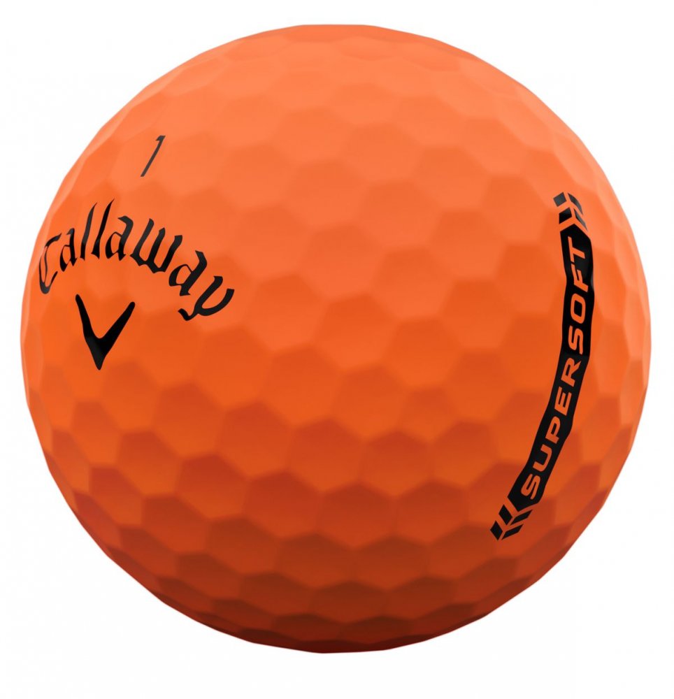 Callaway SuperSoft, oranžové golfové míčky