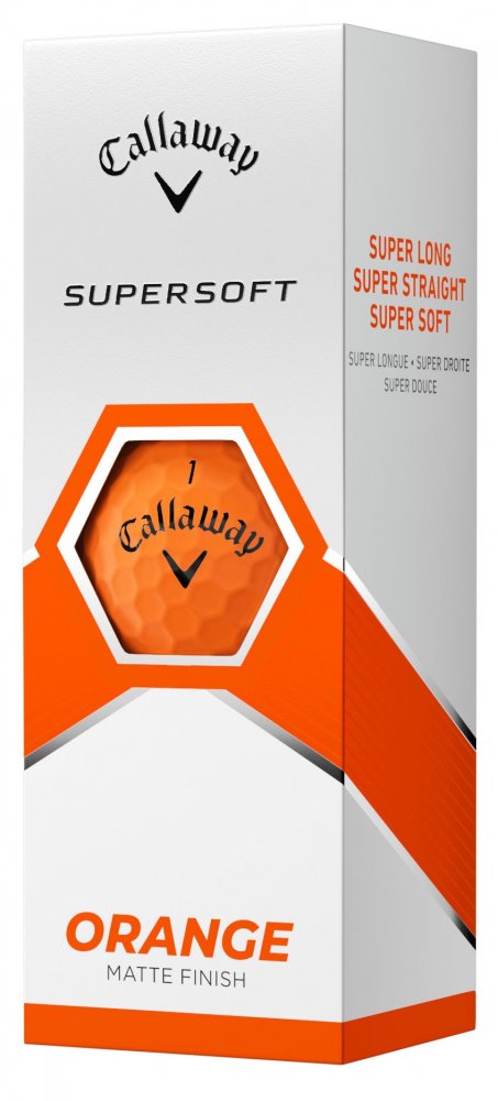 Callaway SuperSoft, oranžové golfové míčky