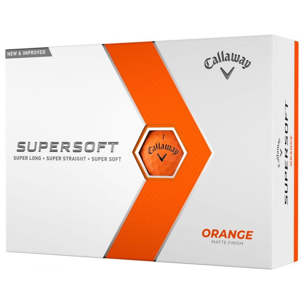Callaway SuperSoft, oranžové golfové míčky