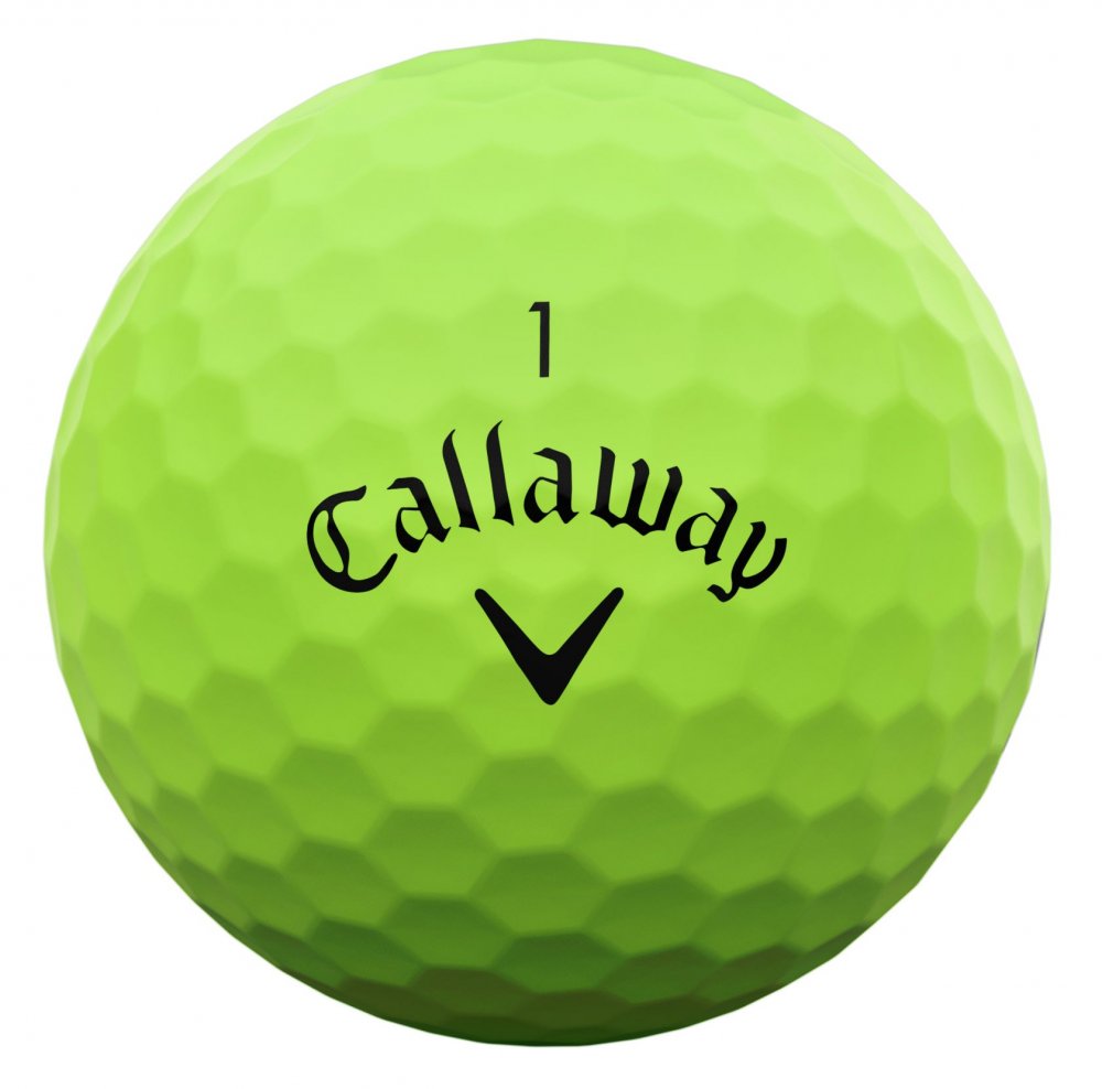 Callaway SuperSoft, zelené golfové míčky