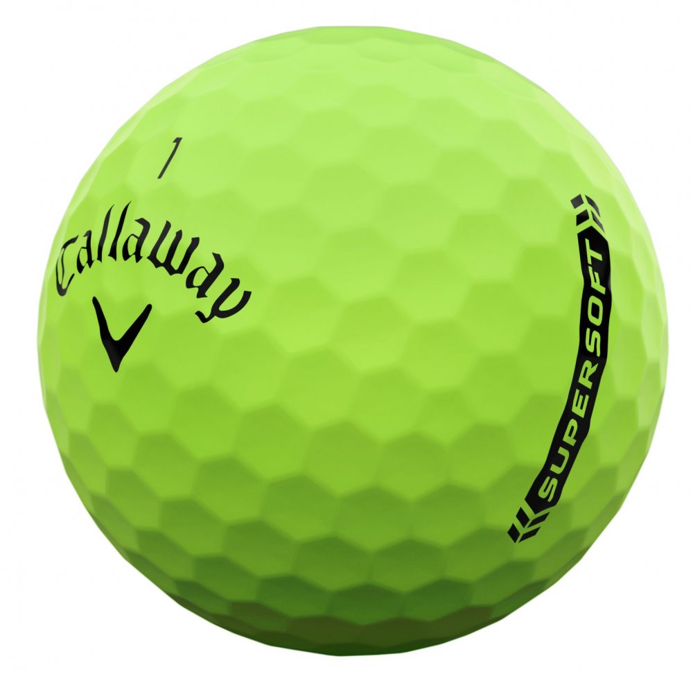 Callaway SuperSoft, zelené golfové míčky