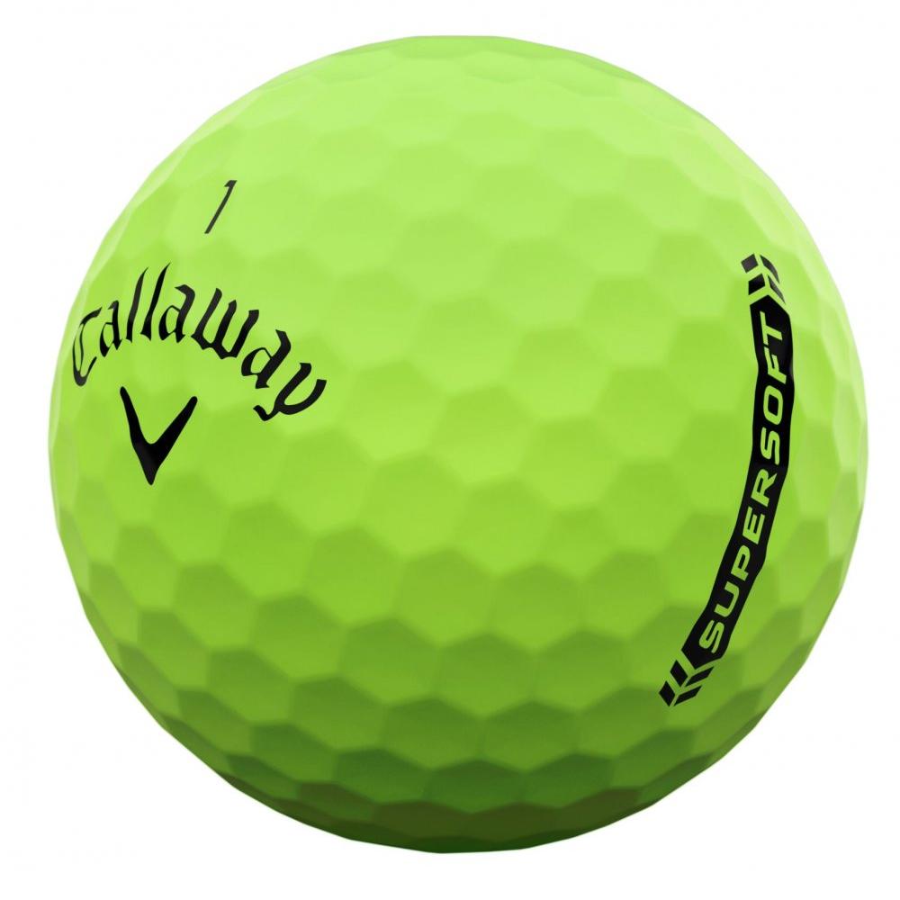 Callaway SuperSoft, zelené golfové míčky