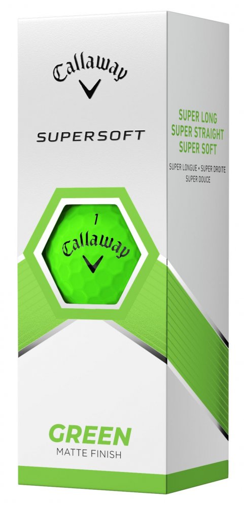 Callaway SuperSoft, zelené golfové míčky