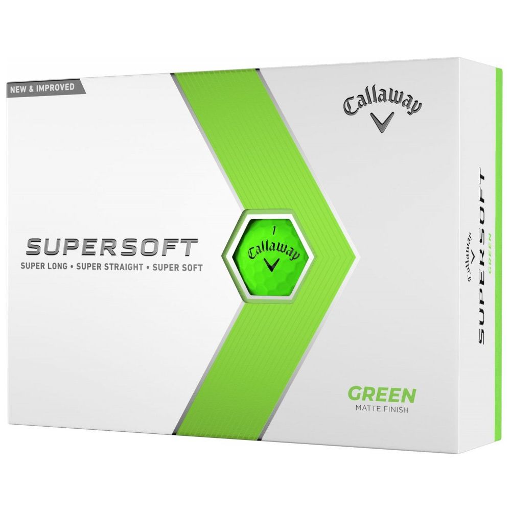 Callaway SuperSoft, zelené golfové míčky