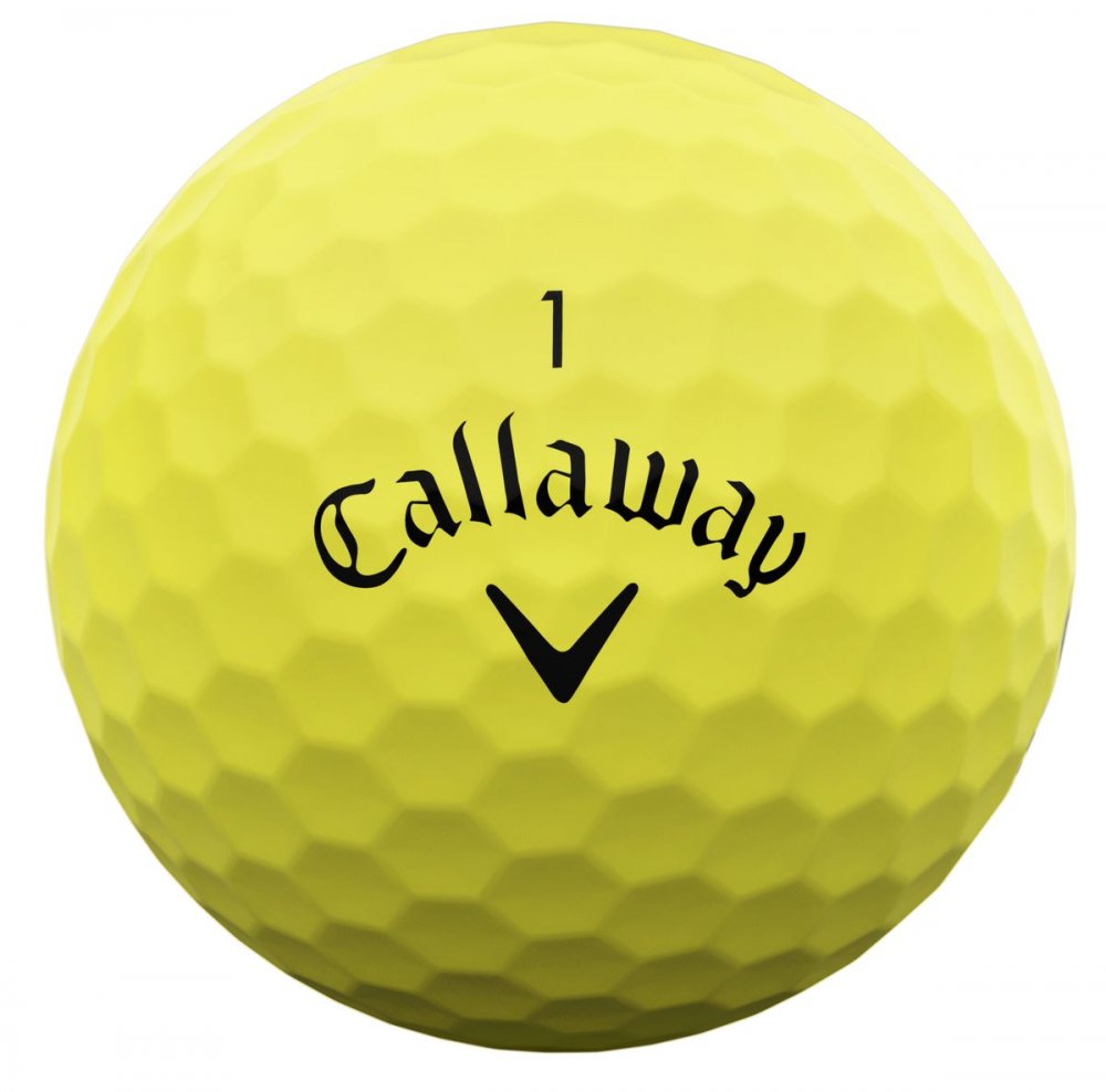 Callaway SuperSoft, žluté golfové míčky