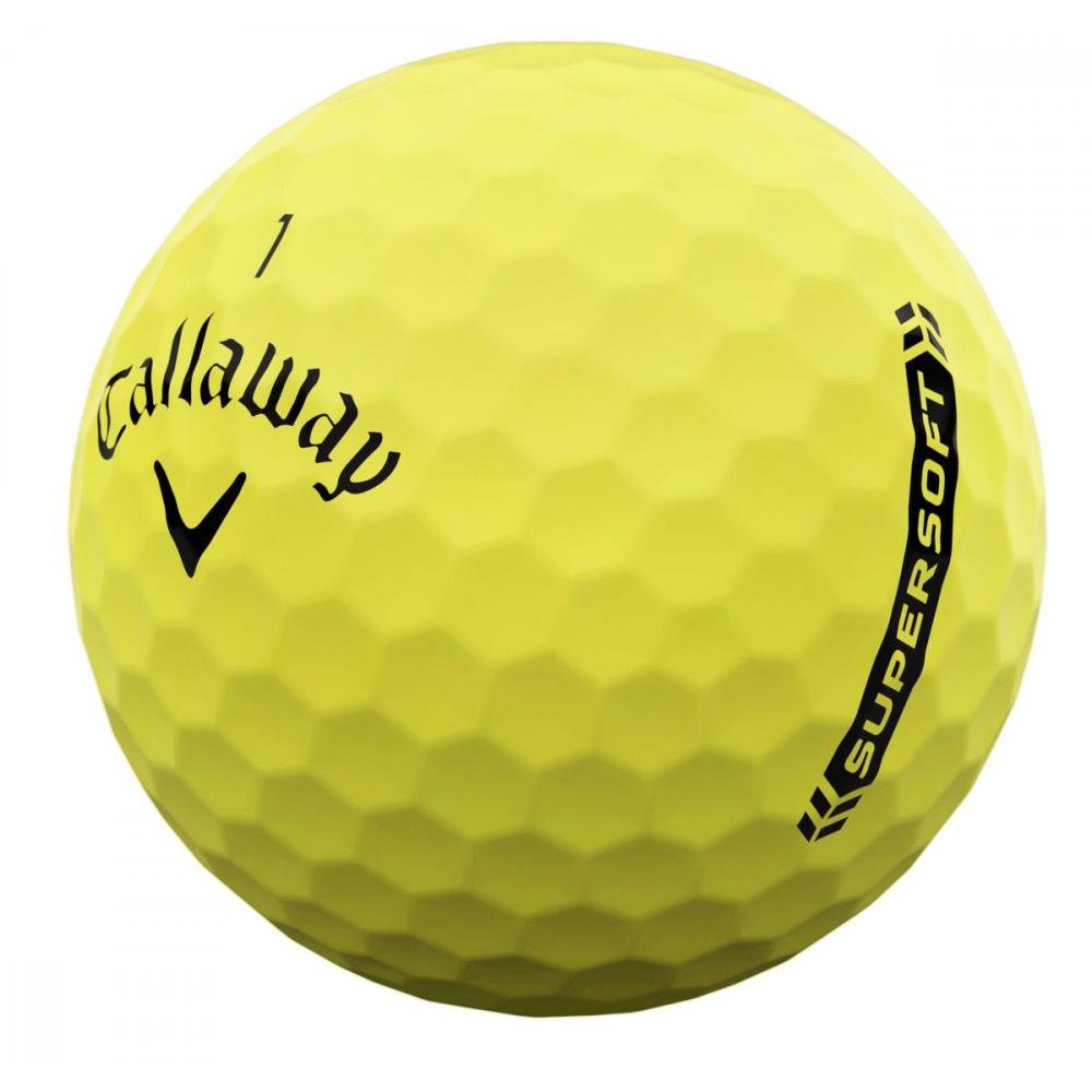 Callaway SuperSoft, žluté golfové míčky