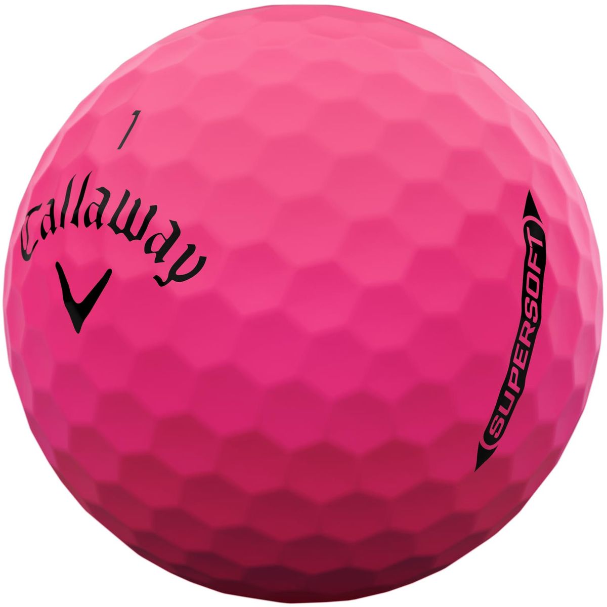 Callaway Supersoft 2025, růžové golfové míčky
