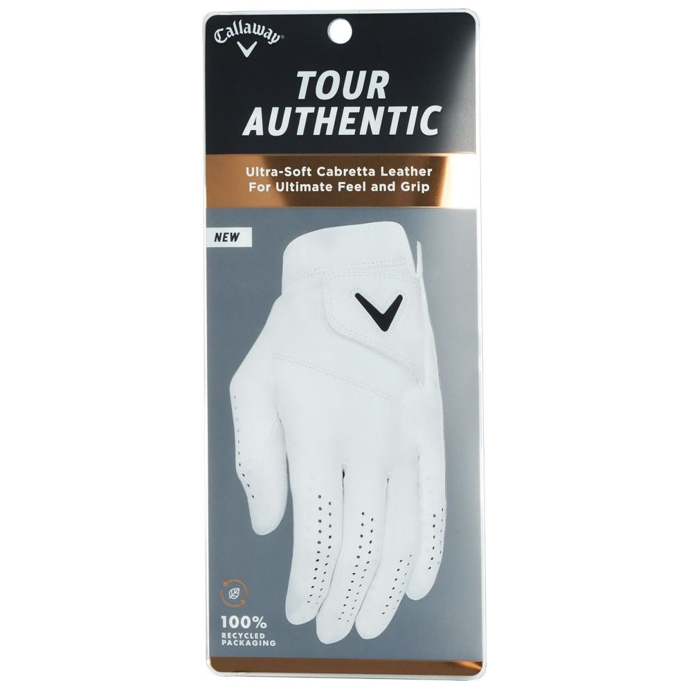 Callaway Tour Authentic, Weiß, Herren Golfhandschuh –