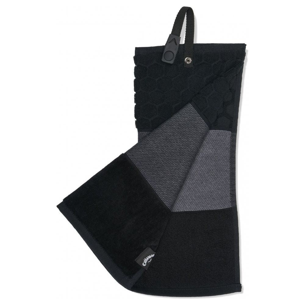 Callaway Trifold, černý golfový ručník