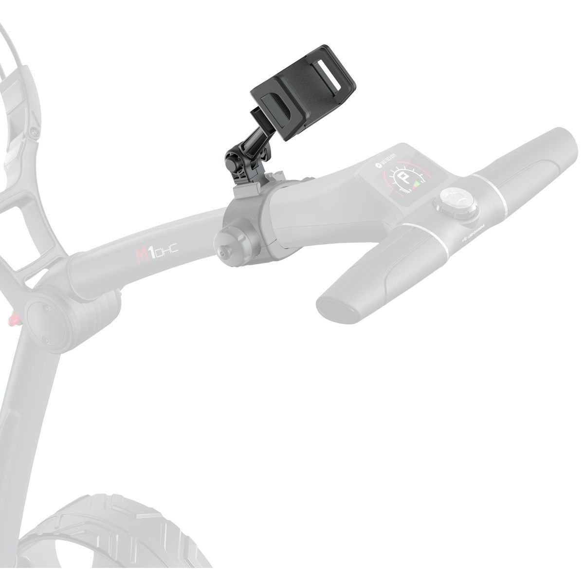 Motocaddy phone holder for electric trolleys