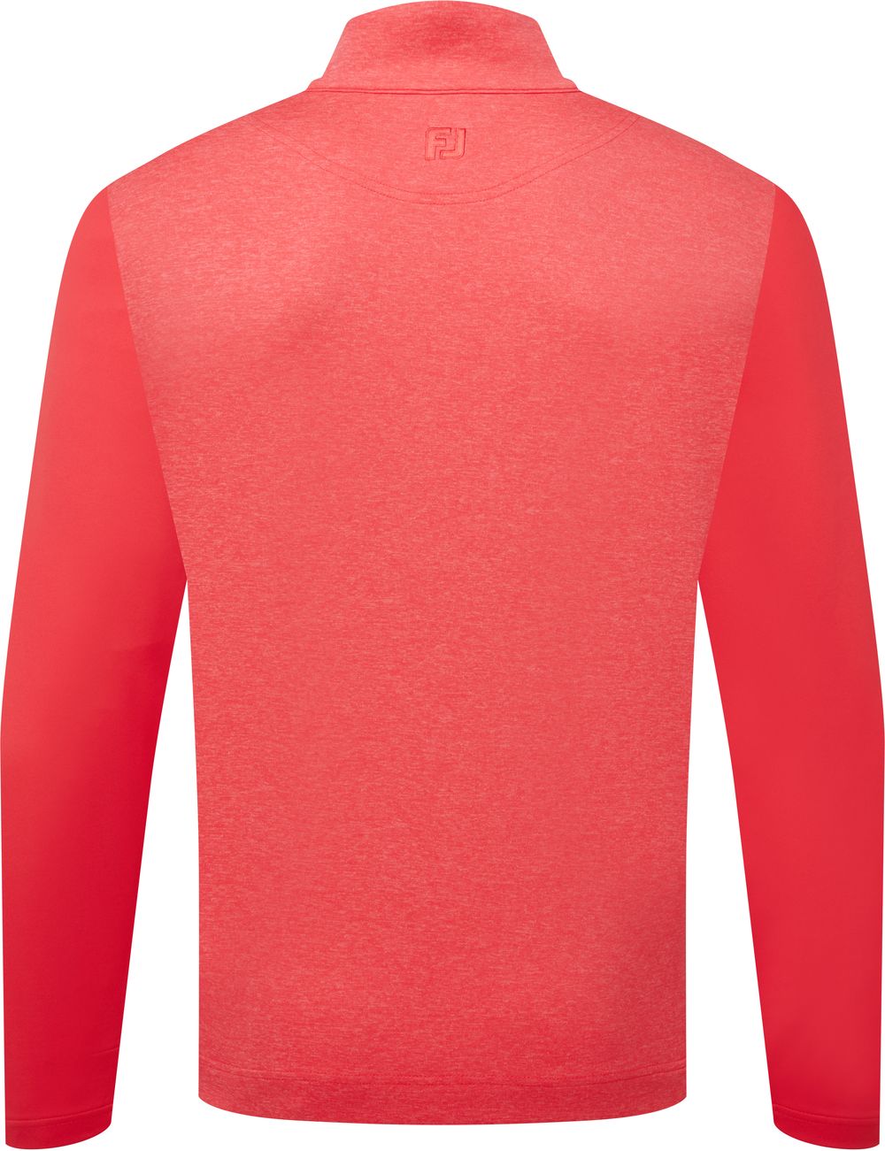 FootJoy Tonal Heather Chill Out, Red, pánská golfová mikina