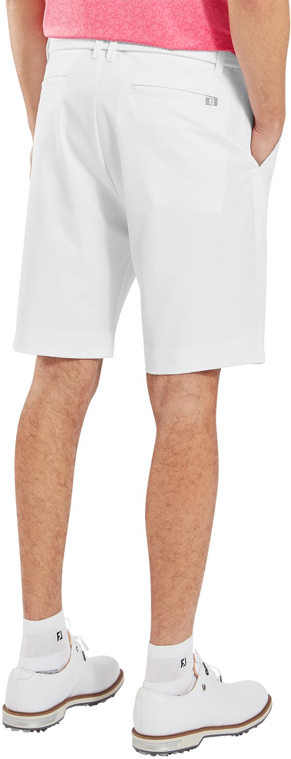 FootJoy Performance Tapered Fit, White, pánské golfové kraťasy