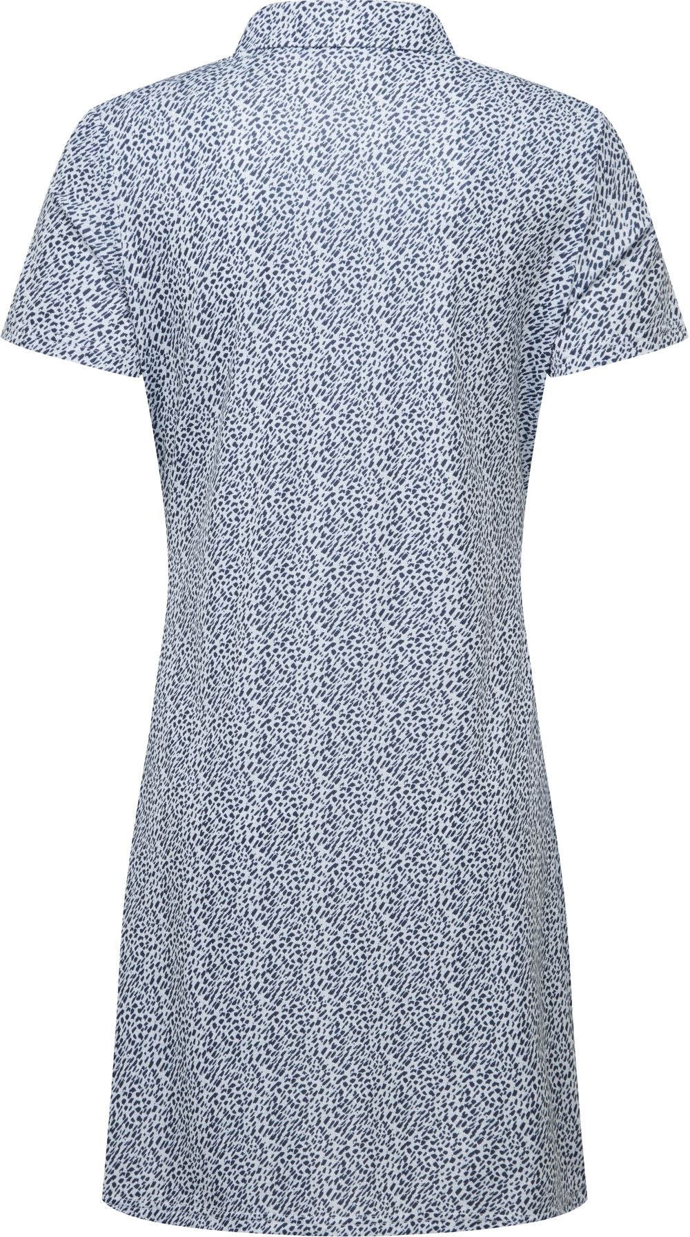 FootJoy Animal Print Dress, White, Sky, dámské golfové šaty
