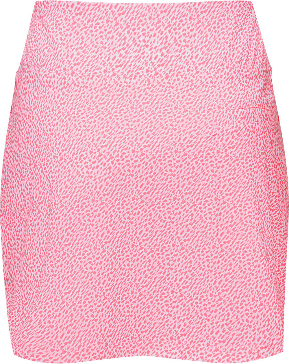 FootJoy Knit Skort, Pink Animal Print, dámská golfová sukně
