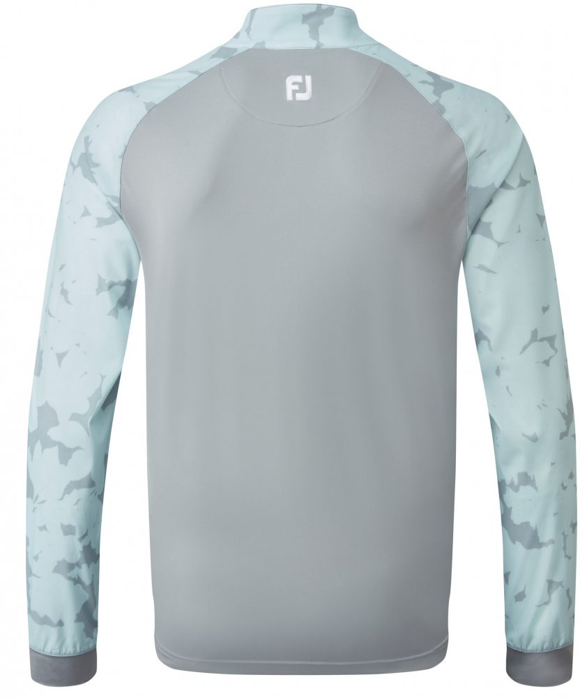 FootJoy Camo Floral Half Zip Midlayer, Grey