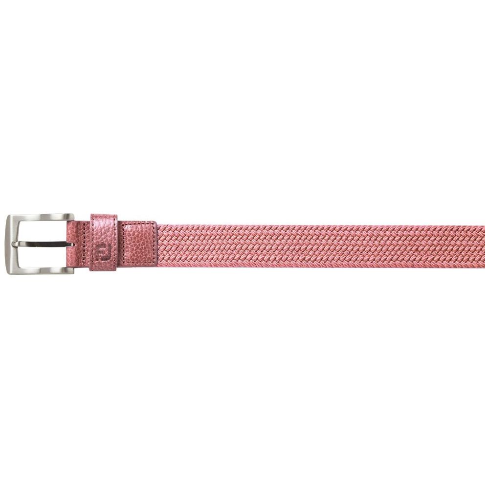 FootJoy Cape Braided Belt, Pink, Regular FootJoy