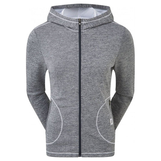 FootJoy Double Layer Jersey Hoodie, Heather Navy