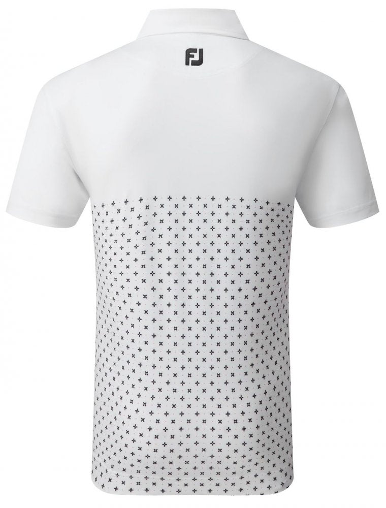 FootJoy Engineered Foulard, White, Black, Orchid